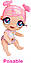 Лялька Глітер Бебіс Мрійник MGA Glitter Babyz Dreamia Stardust Baby 586418, фото 5