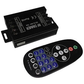 LED дімер 12-36V 72A, пульт RF 23 кнопки