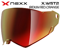 Визор зеркальный для шлемов Nexx X.WST2, Iridium Red/Orange