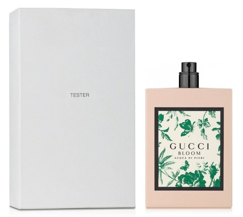 Женские духи Gucci Bloom Acqua di Fiori Tester (Гуччи Блум Аква ди Фиори) Туалетная вода 100 ml/мл Тестер - фото 1 - id-p1215195862