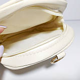 Сумочка дитяча шкірозамінник бежева стьобана, фото 6