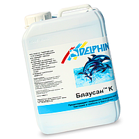 Альгицид для бассейна Delphin Блаусан К 5 л жидкий. Средство для удаления водорослей, грибков и бактерий