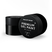 NOTD gel paint Premium, Black, Wipe — гель-фарба з липким шаром, 5 мл