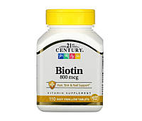 21st century biotin 800, Витамины биотин 800, Iherb