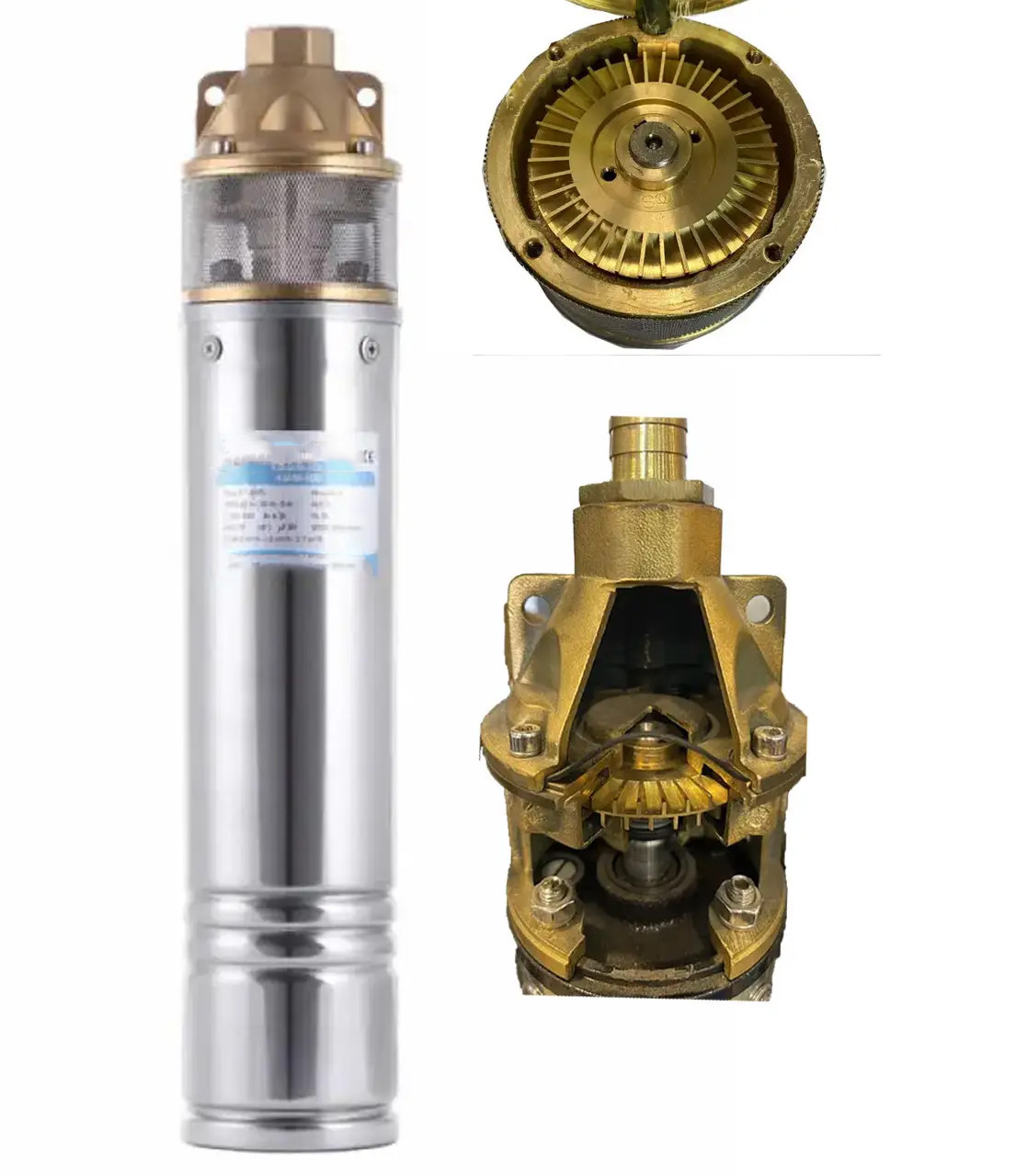 Насос свердловинний вихровий Vodomet 4SKM-100- 20М кабеля, фото 1