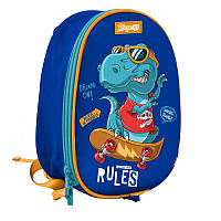 Рюкзак детский 1 Вересня K-43 "Dino rules", синий