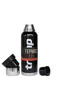 Термос Tramp Expedition Line питний 1,2 л; 9х9х31 см, термос для напоїв Трамп TRC-028-black