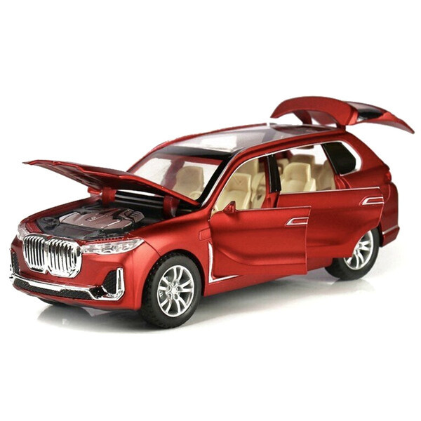 Машинка іграшка BMW X7 моделька металева колекційна 16 см Червоний (60152)