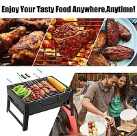 Складной барбекю гриль портативный мангал BBQ Grill Portable - жаропрочный Лучшая цена!