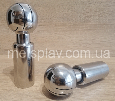 Миюча головка нержавіюча ротаційна 3/8" шар 25 мм AISI 304, фото 1