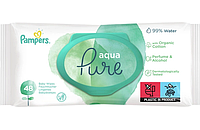 Детские влажные салфетки Pampers Aqua Pure 48 штук