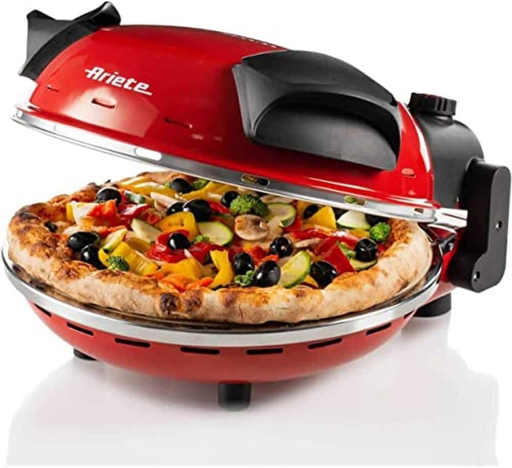 Печь для пиццы Ariete 909, 400 градусов, приготовление пиццы за 4 минуты, диаметр тарелки Firestone 33 см, 120 - фото 1 - id-p1889038920