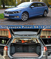 ЄВА килимок в багажник Volkswagen Passat B8 2014-2023. ЄВА килимок в багажник Фольксваген Пасат Б8