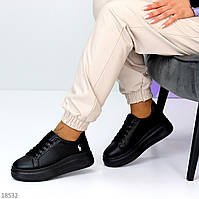 Жіночі чорні кросівки демісезонні купити недорого, зручні повсякденні кросівки Размеры 37 38 39