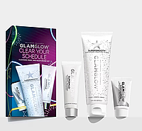 Набор Glamglow для очищения пор (маска-скраб Supersmooth, маска Supermud, крем Superwatergel)