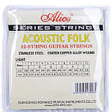 Струни Alice A2012 для 12-струнної гітари (.010) (мідь), фото 2