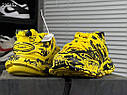 Eur35-46 Баленсіага Трек Balenciaga Track Graffiti Графіті жовті чоловічі жіночі кросівки, фото 3