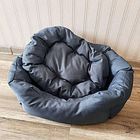 Диван лежак для собак і кішок зі знімною подушкою антикіготь, Спальні місця для хатніх тварин розмір М