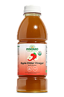 Яблочный уксус Dynamic Health Laboratories Organic Raw Apple Cider Vinegar with Mother 473 ml