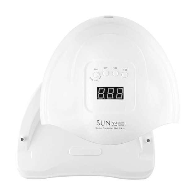 UV LED лампа для сушки геля и гель-лака SUN X5 Plus c таймером и съемным дном 36 светодиодов 80 Вт - фото 2 - id-p1889051040