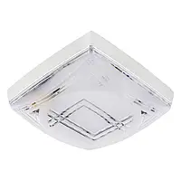 Светильник настенно-потолочный пластиковый (цоколь Е27, IP20, белый) Модерн