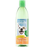 Добавка у воду TropiClean Тропіклін "Догляд за шкірою та вовною" з Омега 3 та Омега 6, для собак, 473 мл