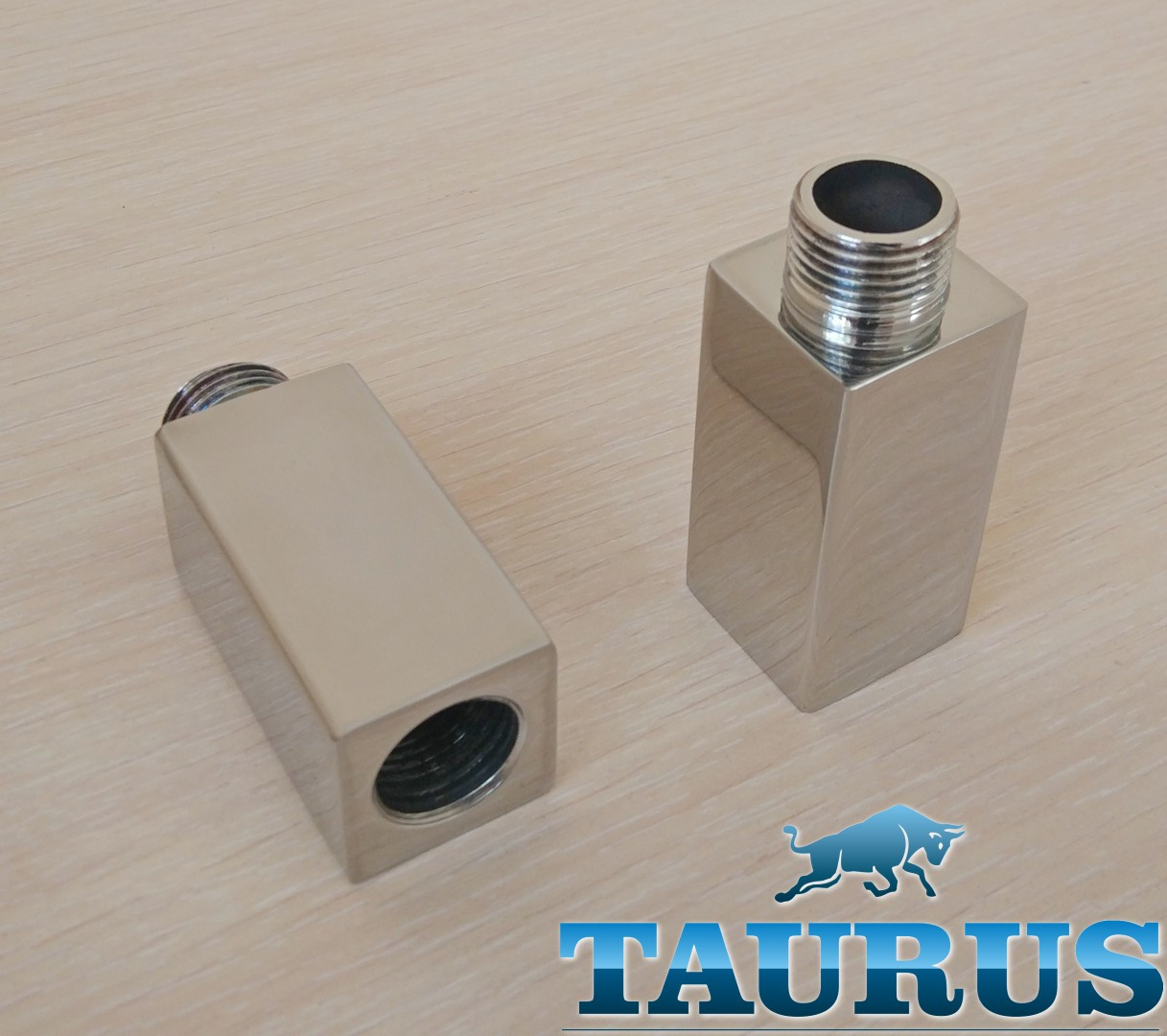 Квадратний подовжувач ThermoPulse CUBE 30x30 н/ж сталь. Довжина: від 10 до 100 мм. Різь: внутр.1/2 — наруг.1/2 100
