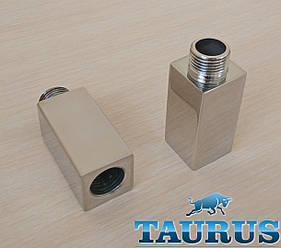 Квадратний подовжувач ThermoPulse CUBE 30x30 н/ж сталь. Довжина: від 10 до 100 мм. Різь: внутр.1/2 — наруг.1/2 100