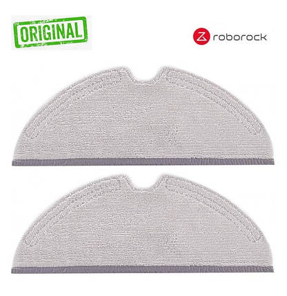 Комплект (Оригінал) серветок для робот-пилососа Xiaomi RoboRock S50 S51 S55 S5Max S6 S6MaxV Q7 Q7Max Q8 E4 2 штуки, фото 1