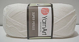 Акрилова пряжа для в'язання SUPER PERLEE Супер Перлі YarnArt № 150 білий