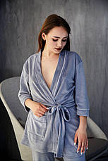 Жіноча піжама велюрова домашній костюм р.S,M,L,XL, фото 6