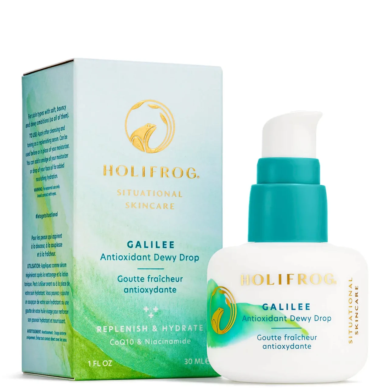 Антиоксидантна зволожуюча сироватка Holifrog Galilee Antioxidant Dewy Drop 30 мл