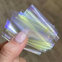 Фольга для декору нігтів Бите Скло LUX № R03