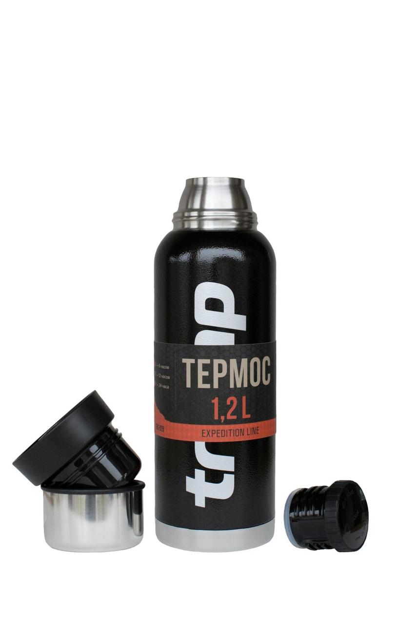 Термос Tramp Expedition Line питний 1,2 л; 9х9х31 см, термос для напоїв Трамп TRC-028-black