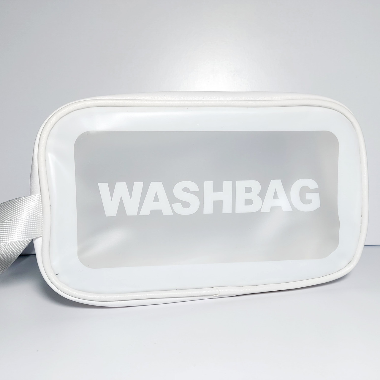 Косметичка жіноча Washbag маленька біла розмір S, фото 1