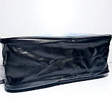 Косметичка жіноча Washbag середня чорна розмір M, фото 4