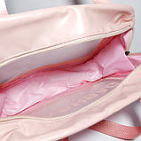 Прозора косметичка з ручками Washbag великий рожевий розмір L, фото 5