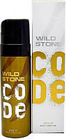 Парфюмированный спрей для мужчин Wild Stone Code Body Perfume Gold 120 мл (8904006306215)