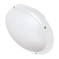 Світильник настінно-стельовий вологозахищений (цоколь Е27, IP65, протиударний пластик, білий) Акуа Опал Овал