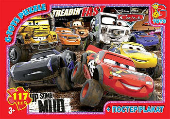 Пазли ТМ "G-Toys" із серії "Тачки", 117 елементів Z10176 G-Rich
