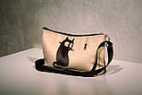 Жіноча сумочка клатч Кіт і рибка, фото 2