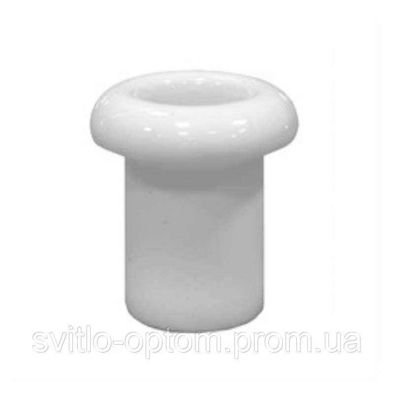 Кабельний керамічний прохід для ретро проводки білий Premium - фото 1 - id-p1889093314