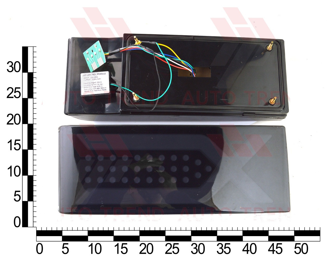 Ліхтар ВАЗ 2108, 2109, 21099 задній світлодіодний, ауді стиль, тюнінг "ІКСИ" (комплект 2 шт.), фото 1