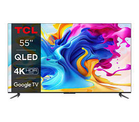 Телевізор TCL QLED 55C649 - 55" - 4K - Google TV