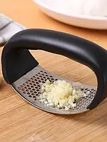 Пресс для чеснока Garlic Press из нержавеющей стали с пластиковой ручкой Чесночница