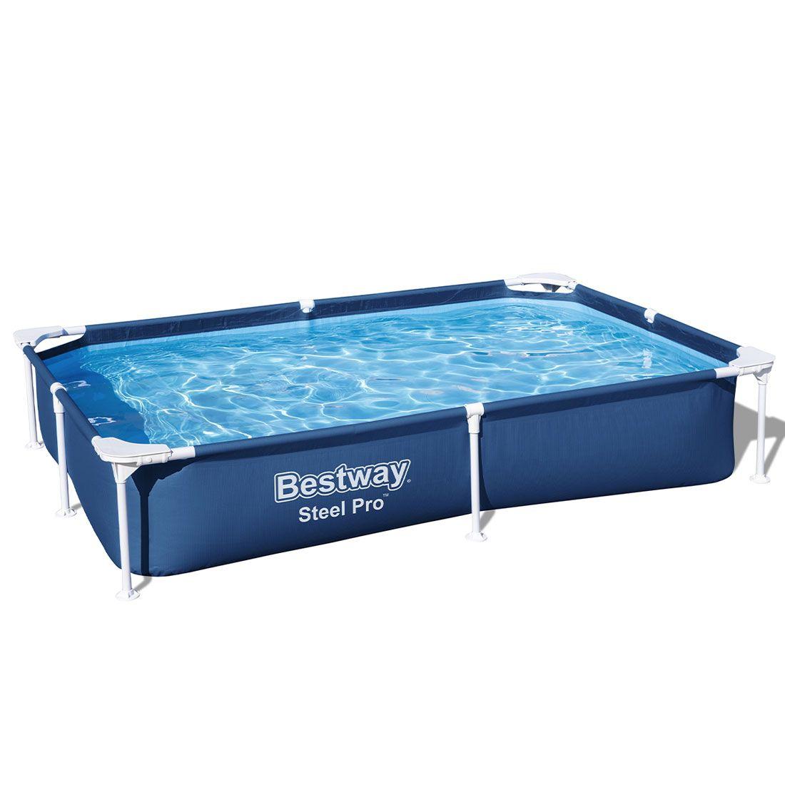 Bestway 56401 каркасний басейн 221х150х43 см