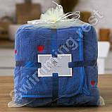 Подарунковий набір рушників із мікрофібри лазня + обличчя Сердечка, фото 7