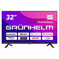 Телевізор Grunhelm 32, Google Android TV 11.0 - 32H500-GA11V T2 SMART TV, G7L, color box