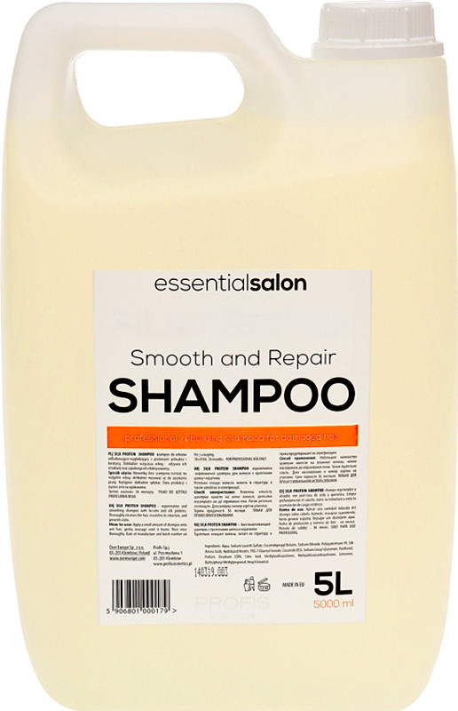 Шампунь для волосся з протеїнами шовку Silk Protein Profis, 5000 мл, фото 1