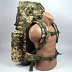 Тактичний рюкзак 80 літрів Піксель багатофунціональний, фото 3